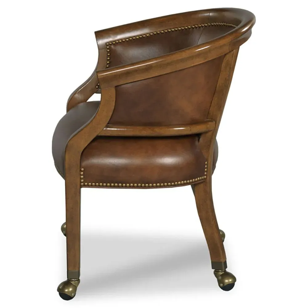 Cattleya Game Chair - Brown, Leather