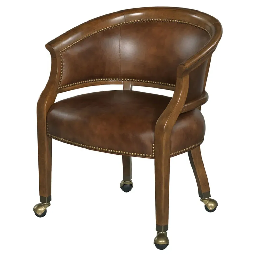 Cattleya Game Chair - Brown, Leather