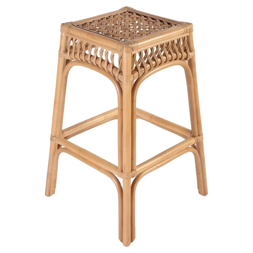 Cayden Bar Stool - Natural, Rattan