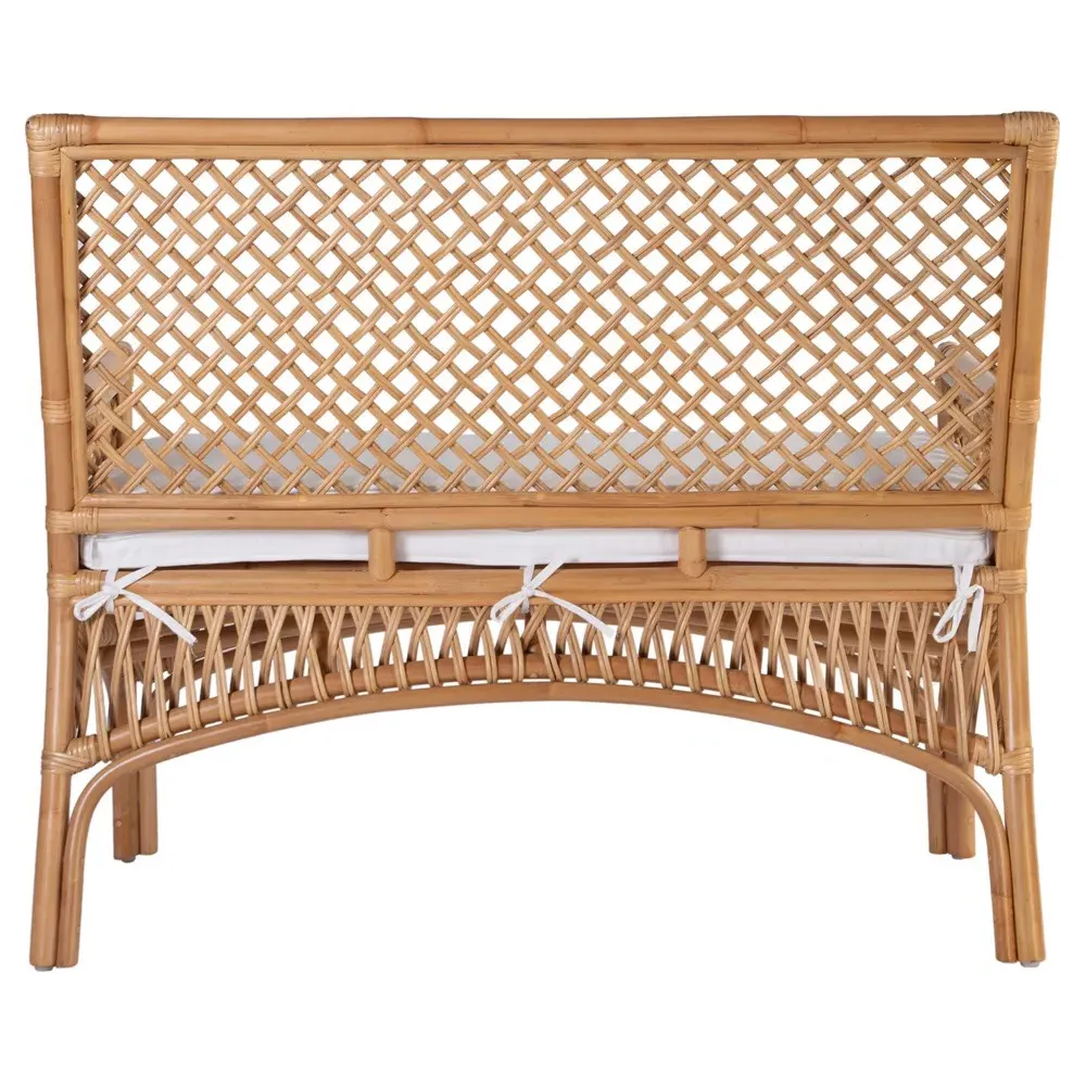 Cayden Dining Bench - Natural, Rattan