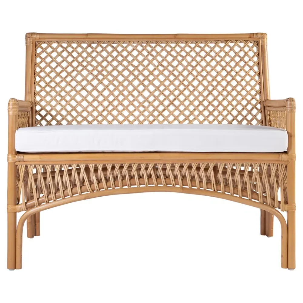 Cayden Dining Bench - Natural, Rattan