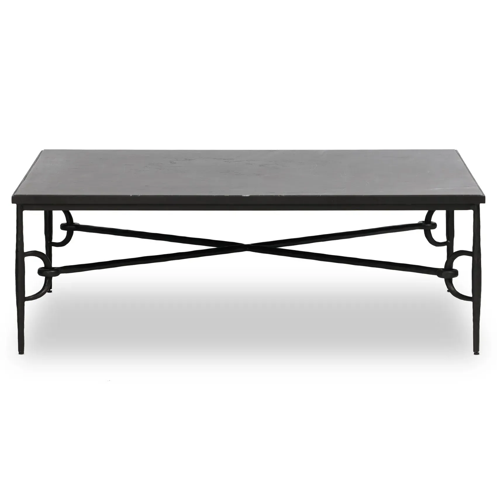 Ceasar Square Coffee Table - Brown, Marble