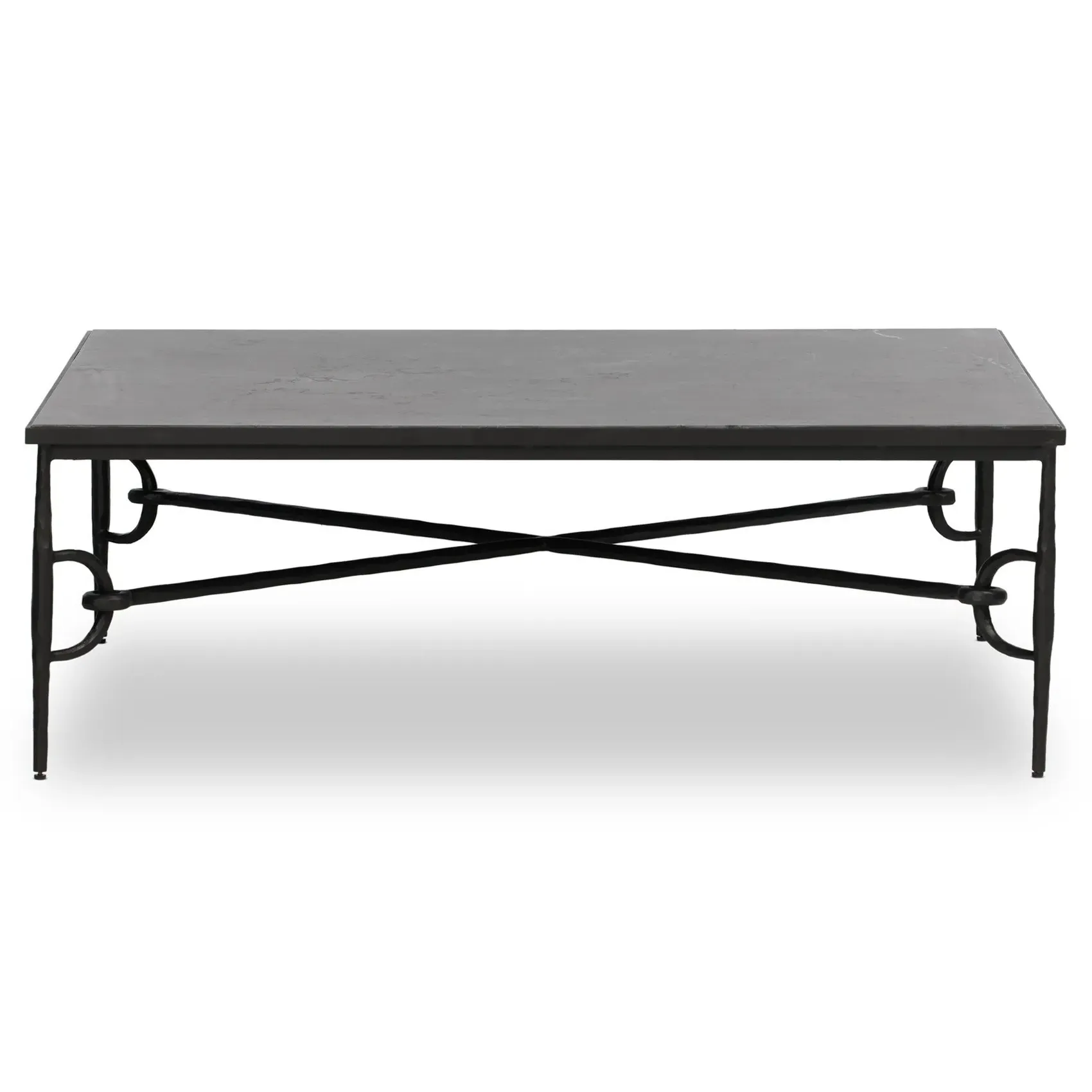 Ceasar Square Coffee Table - Brown, Marble