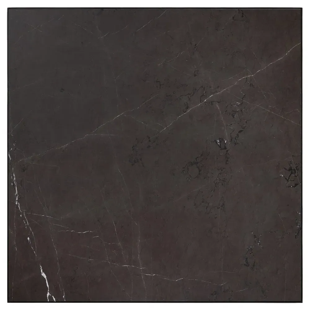 Ceasar Square Coffee Table - Brown, Marble