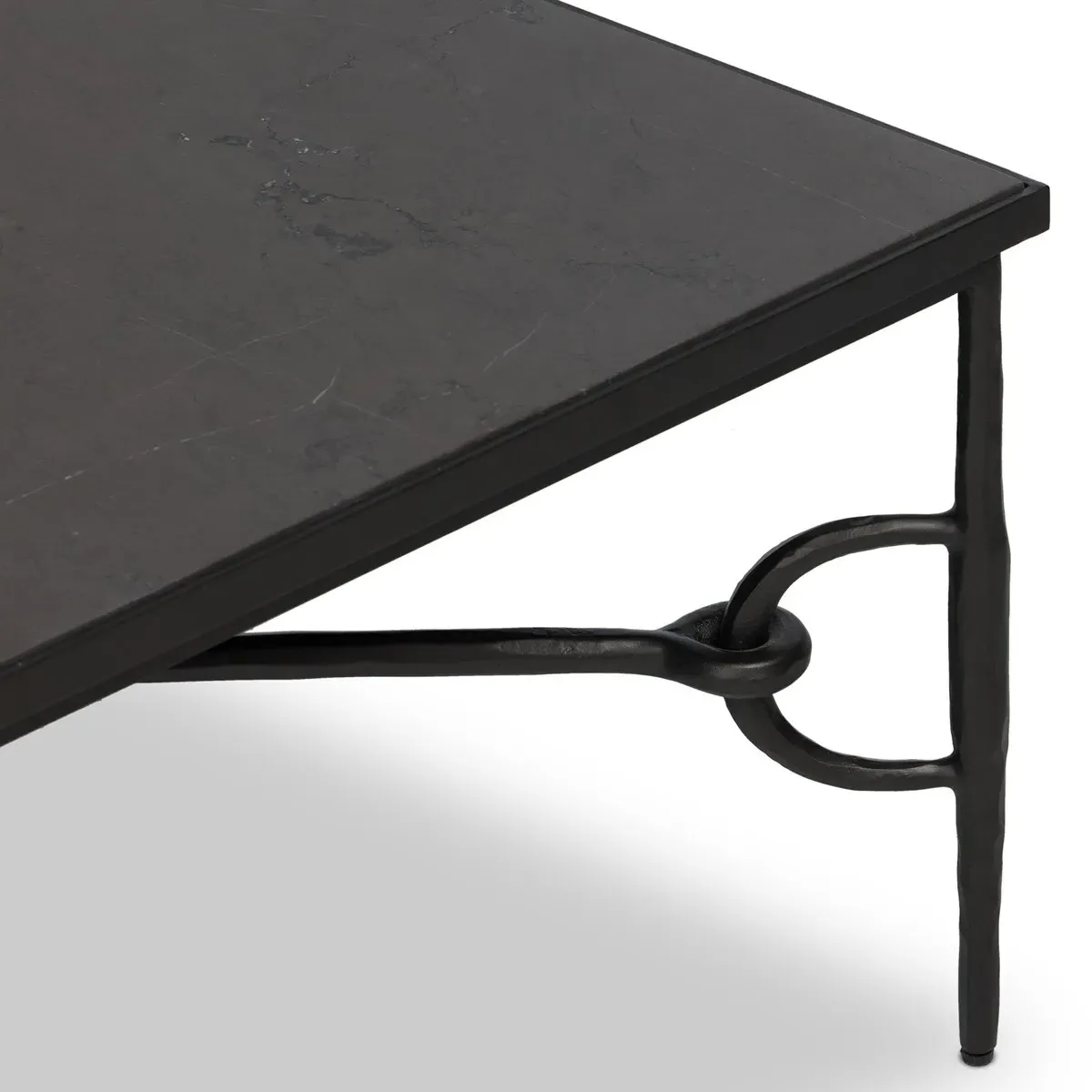 Ceasar Square Coffee Table - Brown, Marble