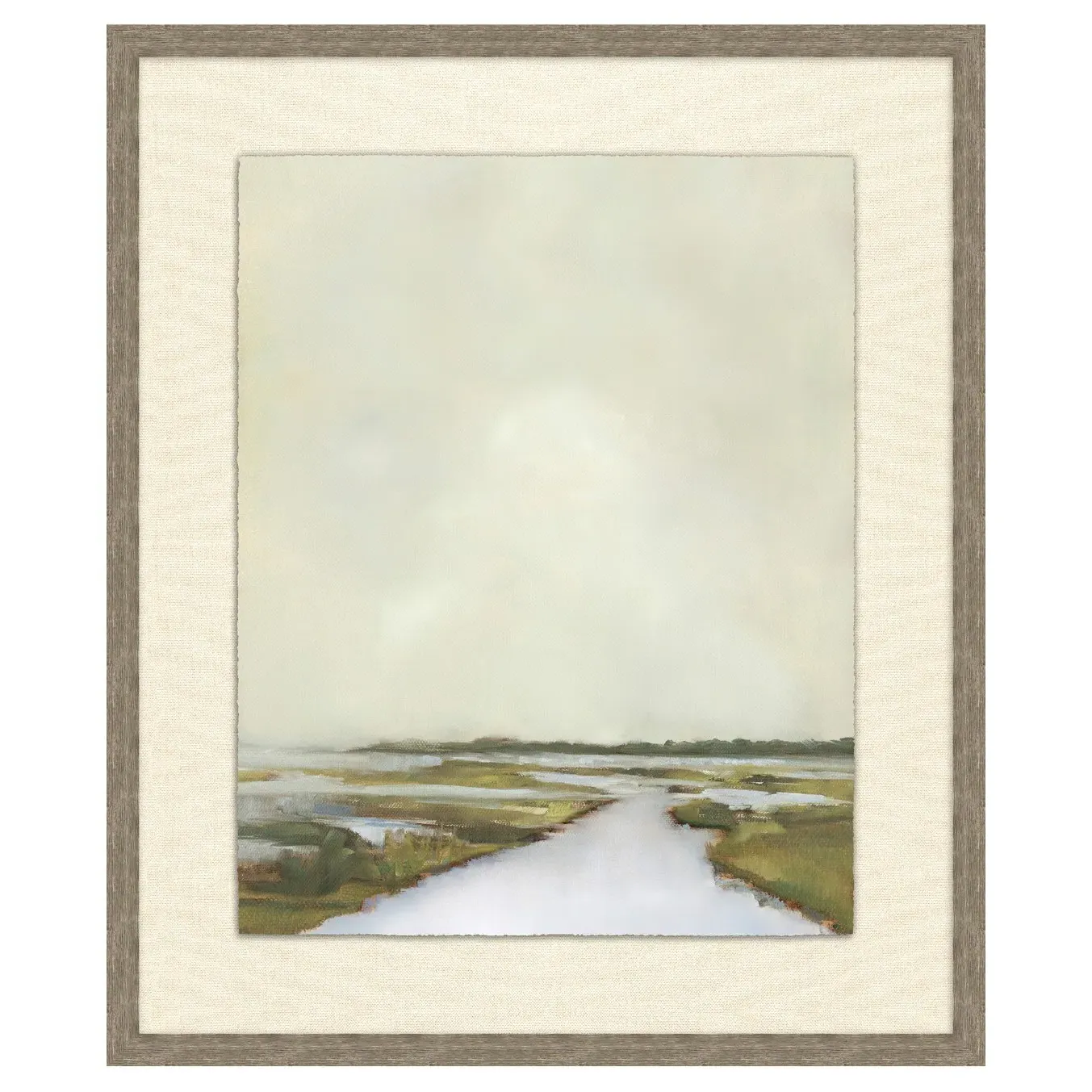 Cecille Landscape Natural Frame Illustration 1 - Green image