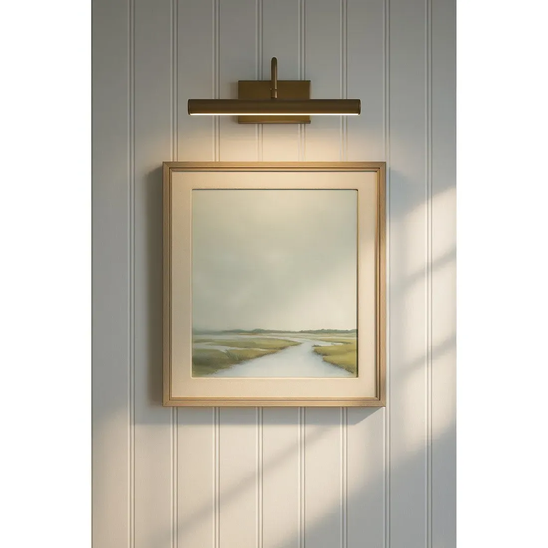 Cecille Landscape Painting I - Green, Paper