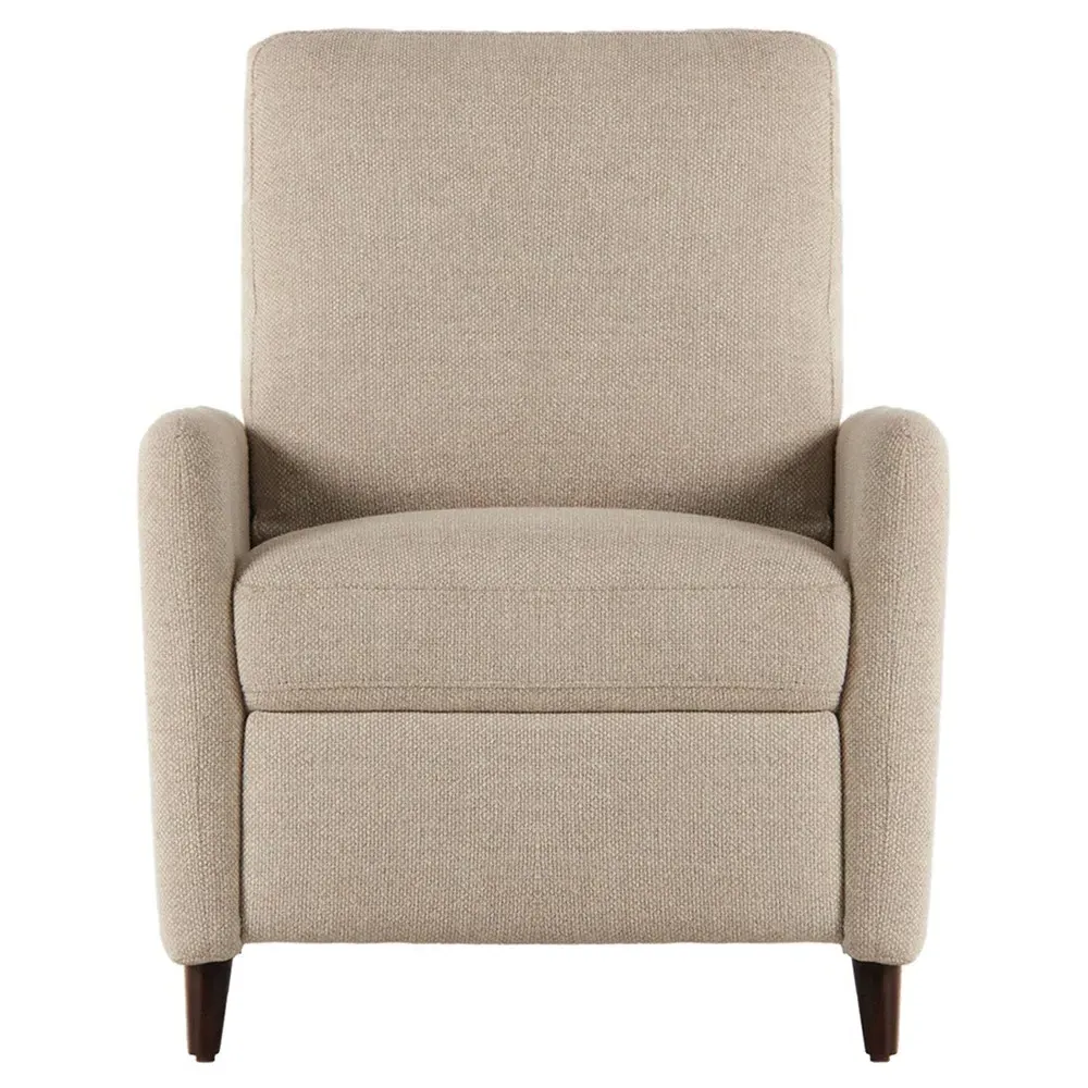 Cecily Recliner Arm Chair - Beige, Performance Fabric