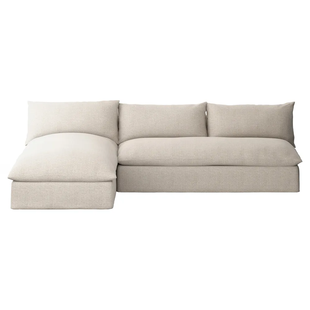 Cee 2-Piece Outdoor Sectional - Beige, Olefin