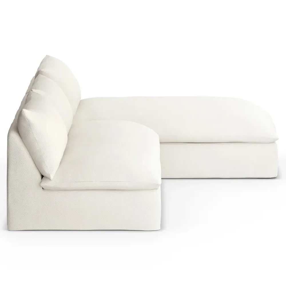 Cee 2-Piece Outdoor Sectional - Cream