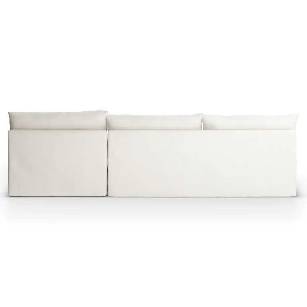 Cee 2-Piece Outdoor Sectional - Cream