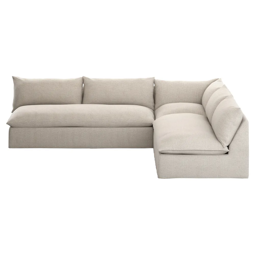 Cee 3-Piece Outdoor Sectional - Beige, Olefin