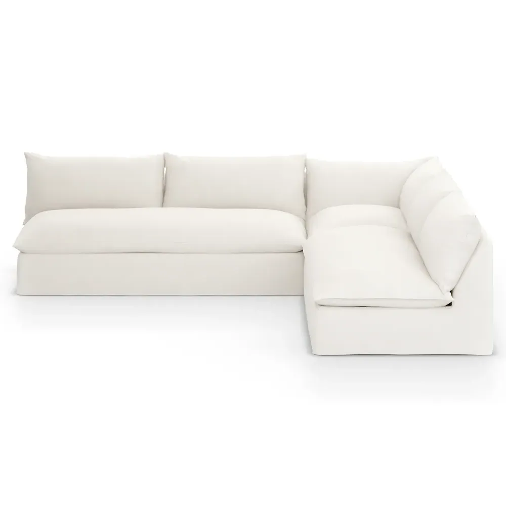 Cee 3-Piece Outdoor Sectional - Cream