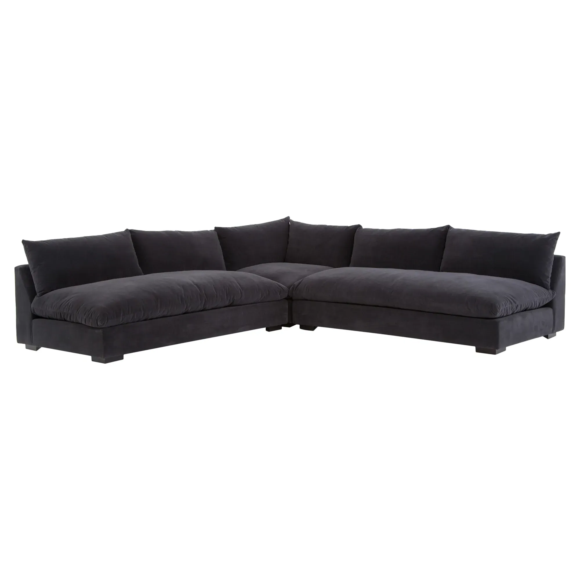 Cee Corner Sectional - Grey, Performance Fabric image