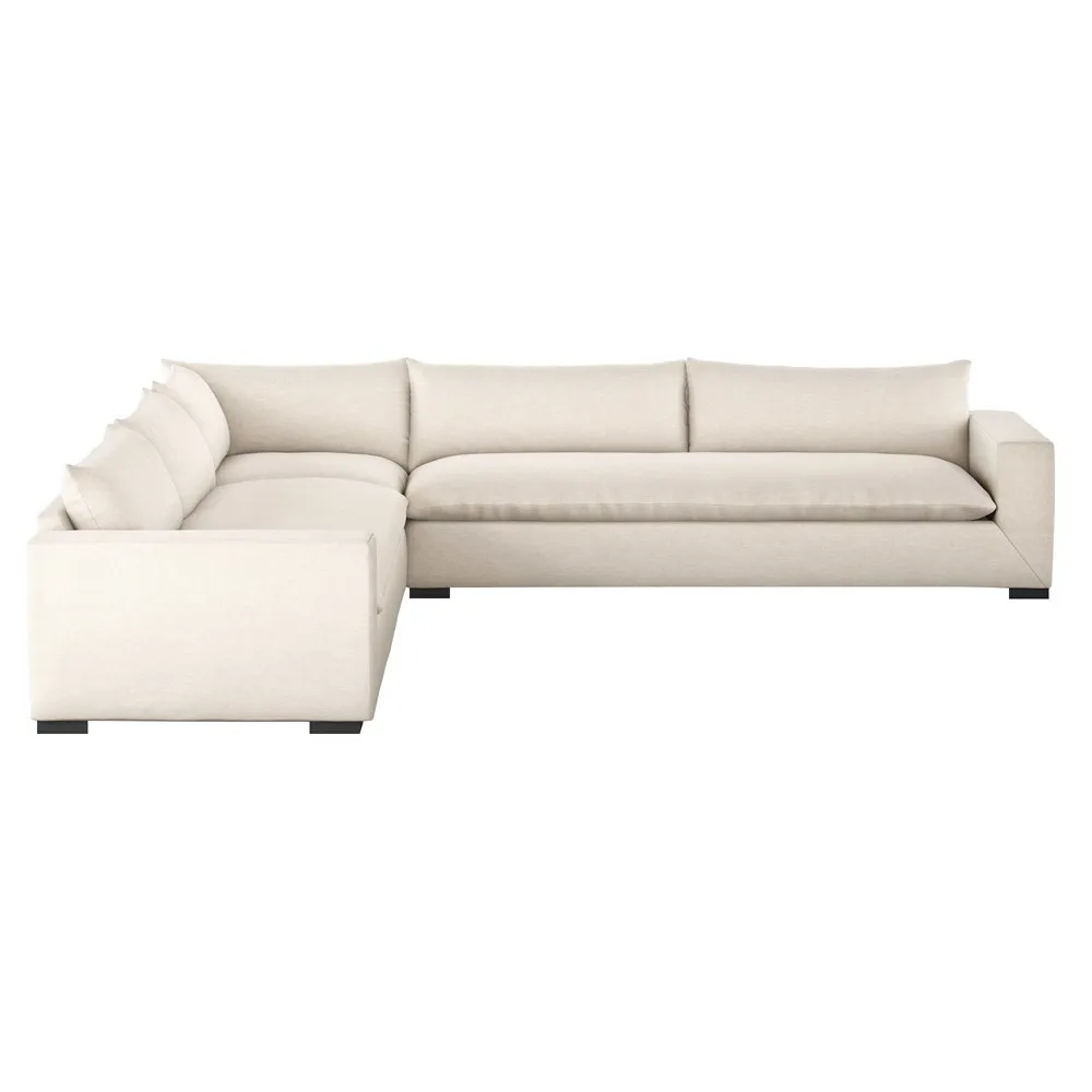 Cee L-Shaped Corner Sectional - Beige