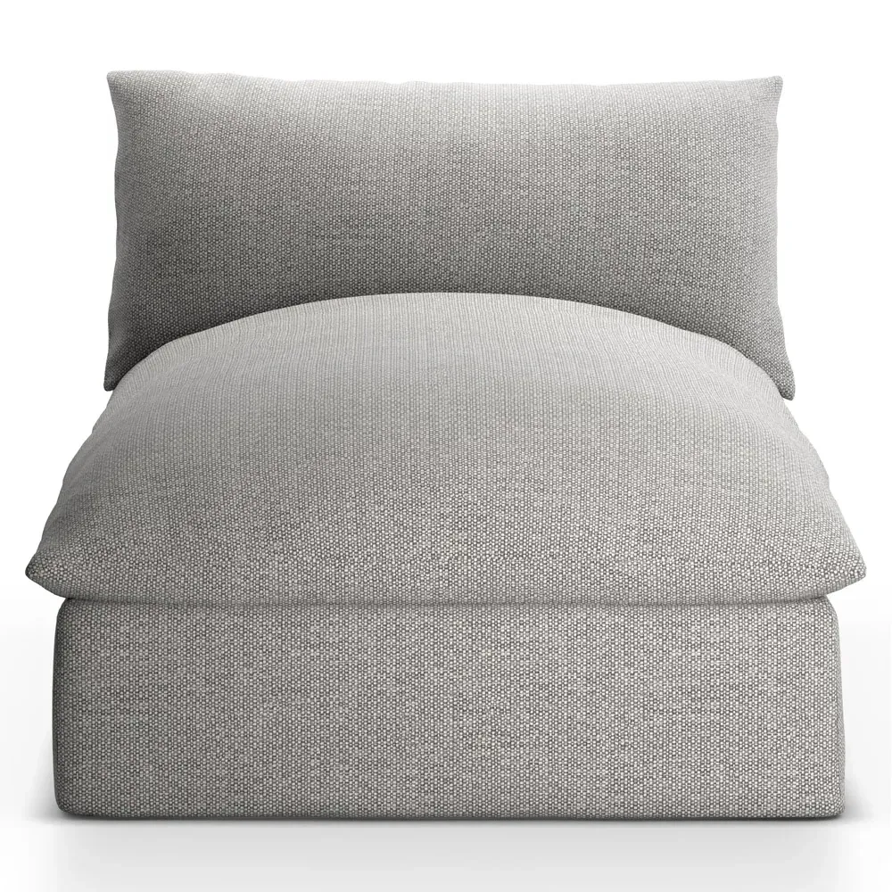 Cee Outdoor Chaise Lounge - Grey, Olefin