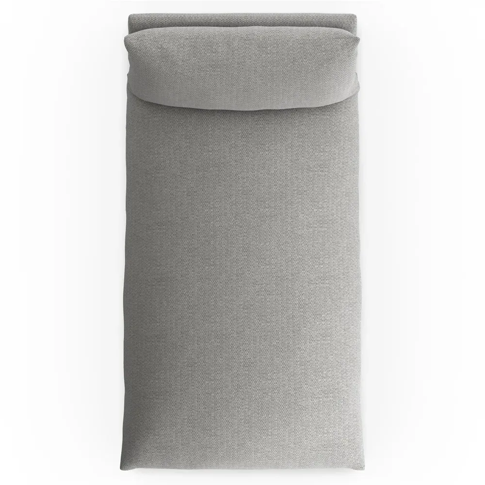 Cee Outdoor Chaise Lounge - Grey, Olefin