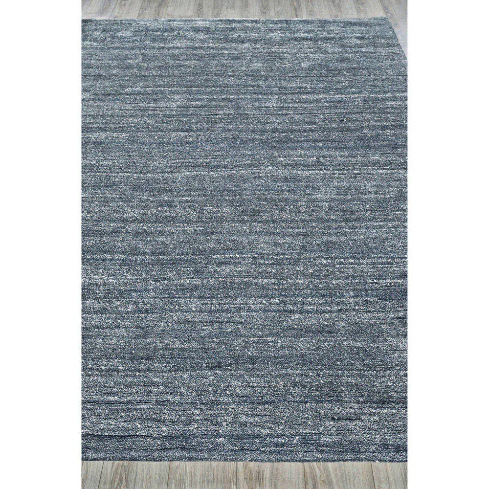 Celeste Hand Knotted Rug Sample - Charcoal, Silk