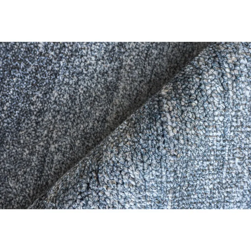 Celeste Hand Knotted Rug Sample - Charcoal, Silk