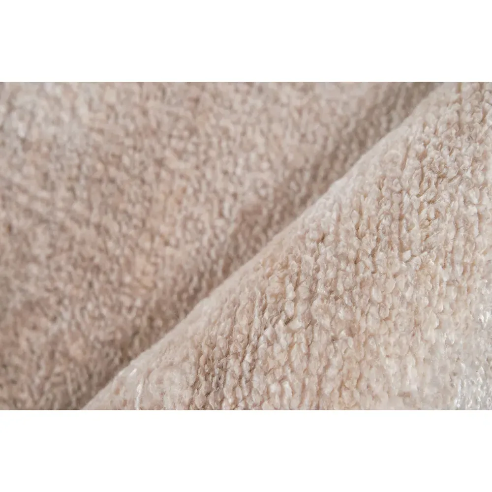 Celeste Hand Knotted Rug Sample - Light Beige, Silk