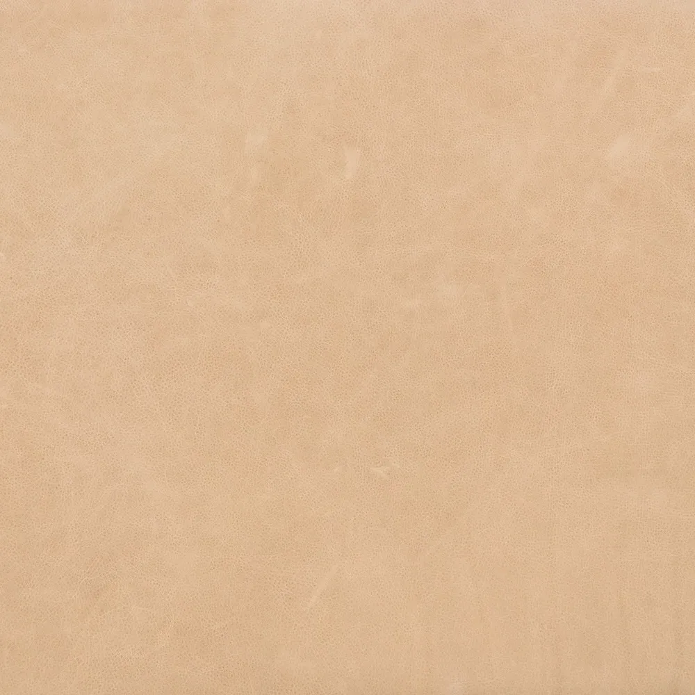 Celeste Tufted Seat Sofa - Beige, Leather