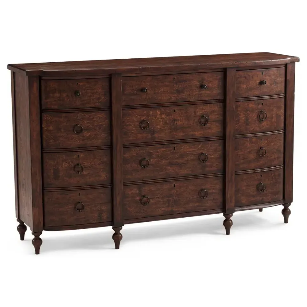 Celestia Triple Dresser - Brown, Reclaimed Oak