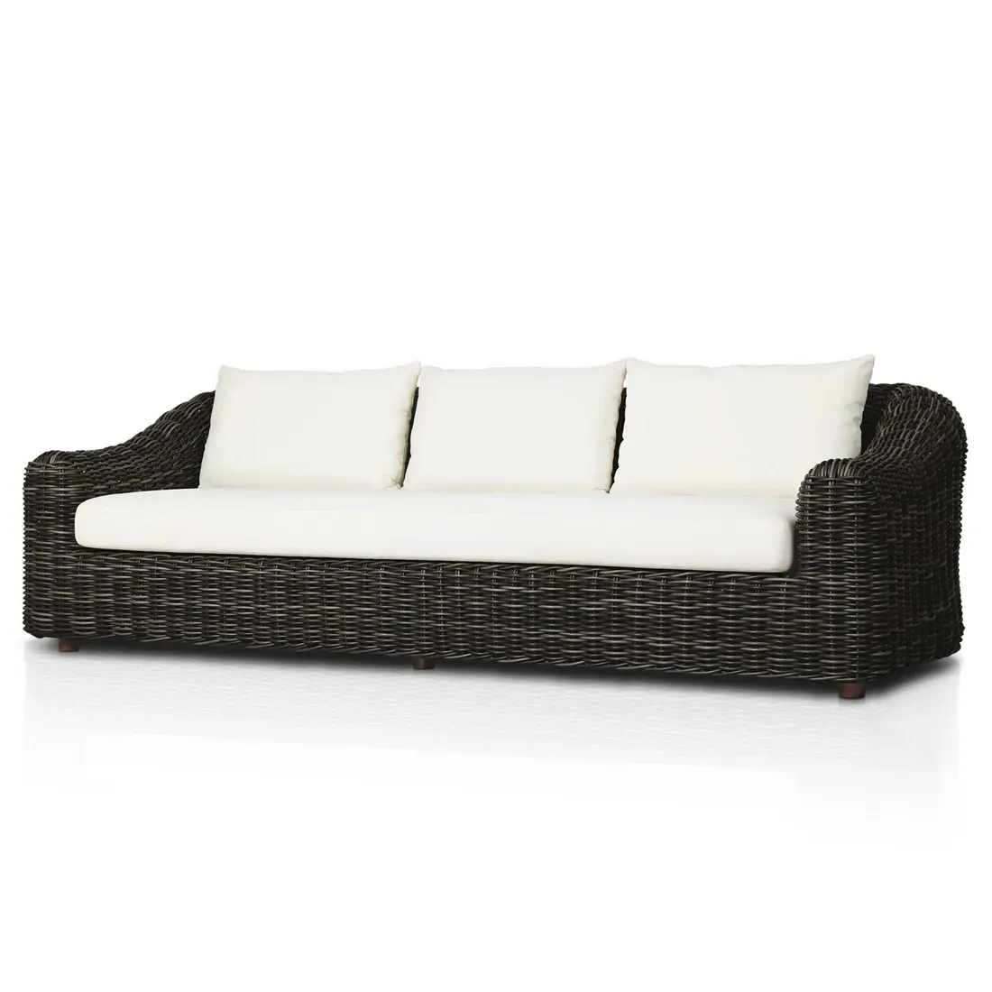 Celina 106" Outdoor Sofa - Cream, Teak