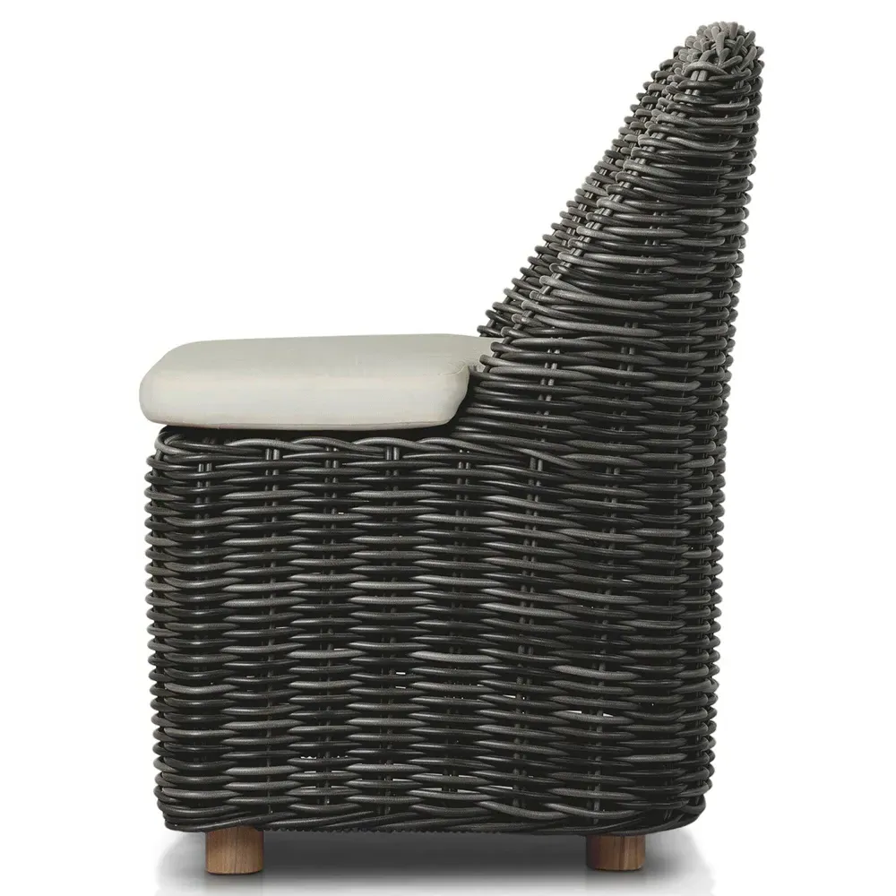 Celina Outdoor Dining Chair - Cream, Teak