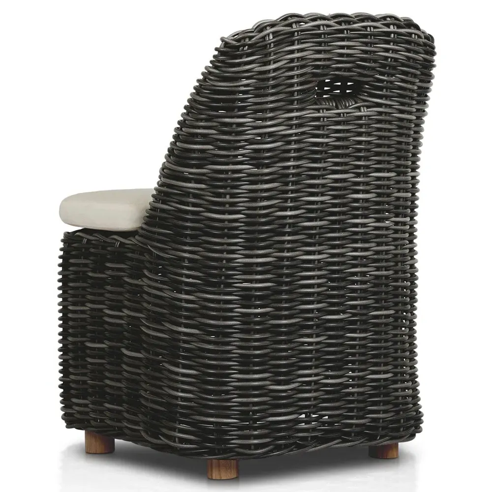 Celina Outdoor Dining Chair - Cream, Teak