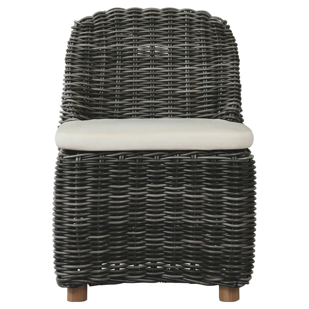 Celina Outdoor Dining Chair - Cream, Teak image