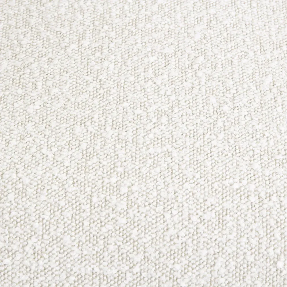 Celine Adjustable Office Chair - White, Boucle