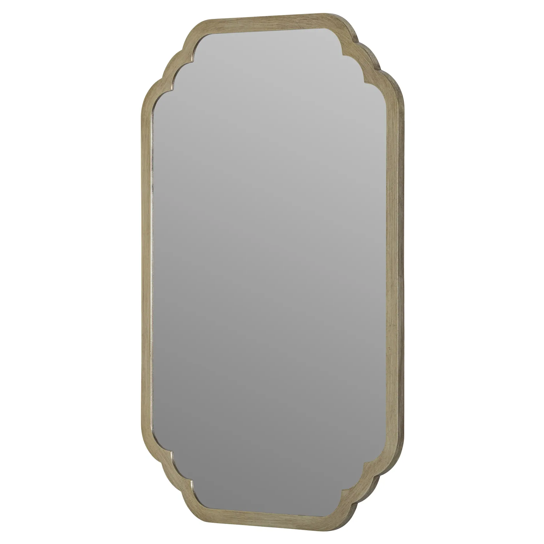 Celly Wall Mirror - Silver Leaf, Wood