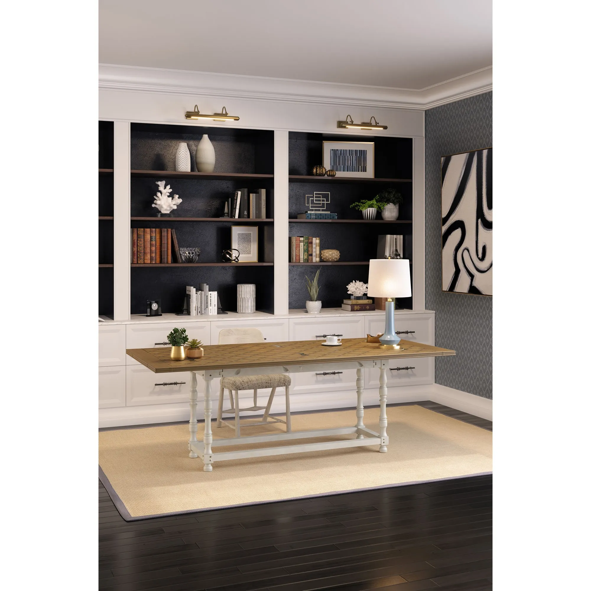 Cenna Extendable Console Table - Brown, Oak