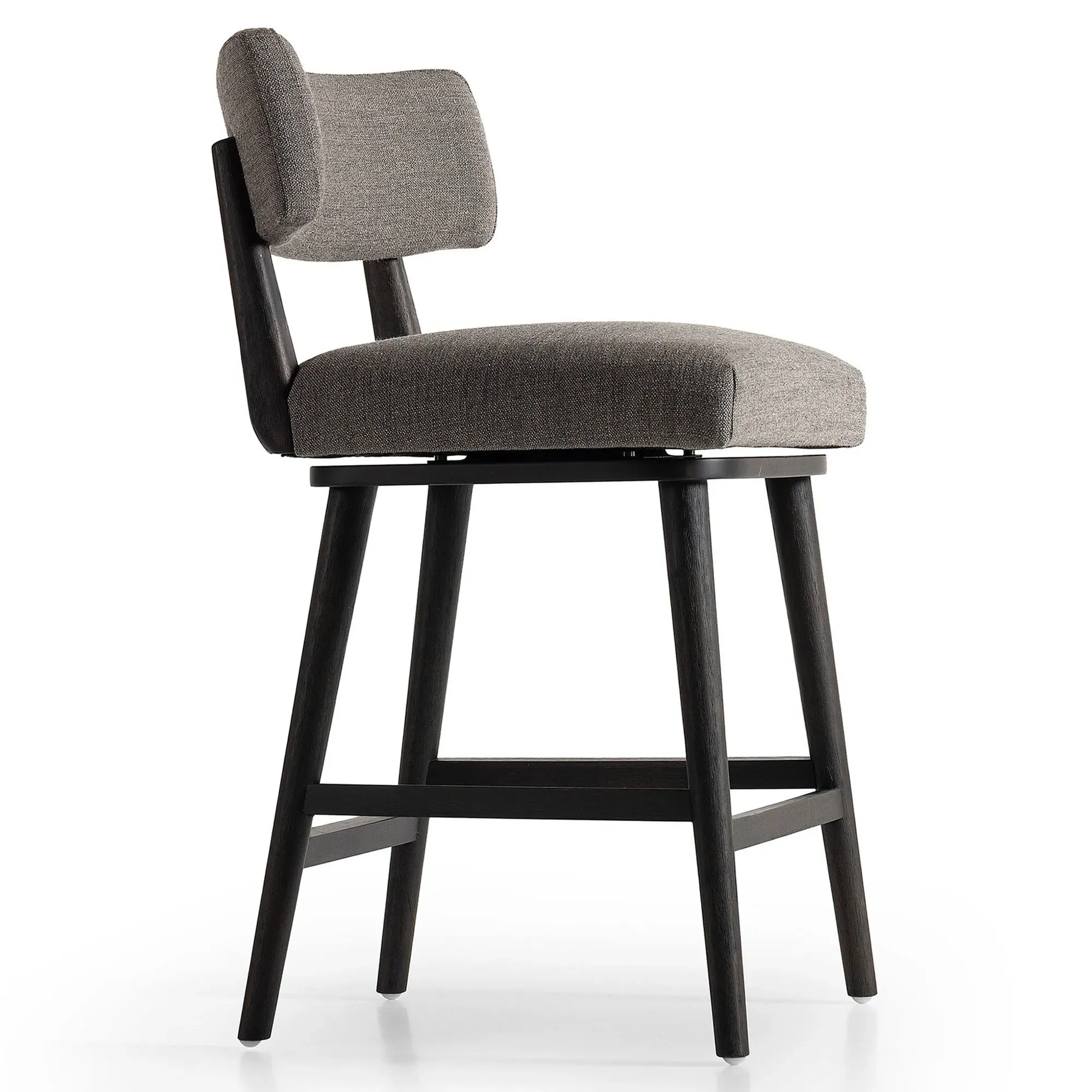 Cerise Swivel Counter Stool - Grey, Parawood