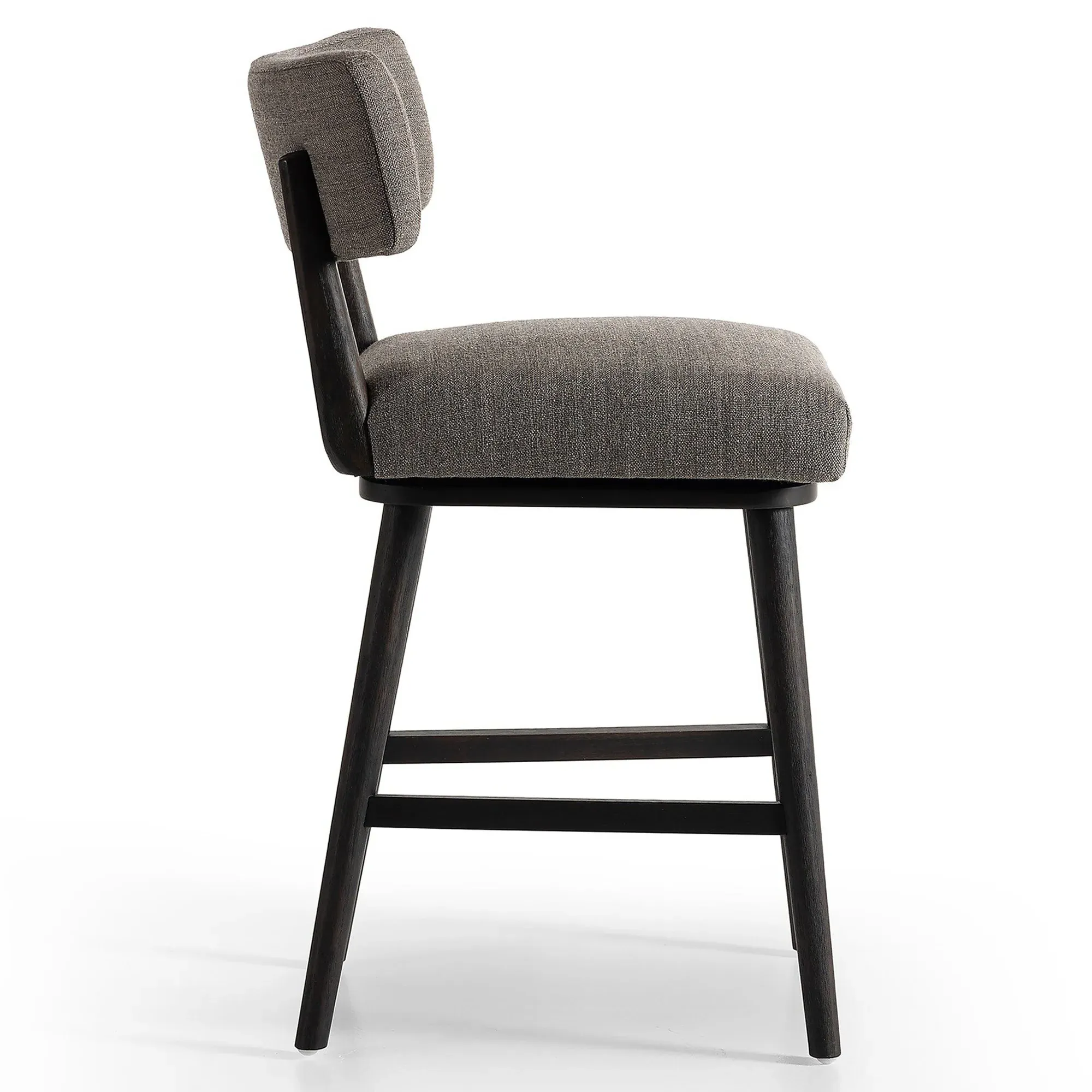 Cerise Swivel Counter Stool - Grey, Parawood