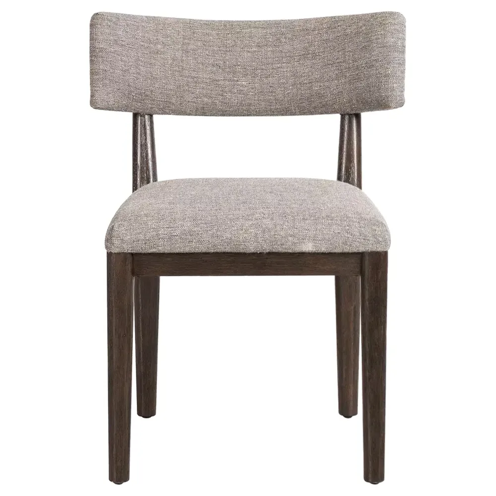Cerise Upholstered Dining Chair - Grey, Parawood image