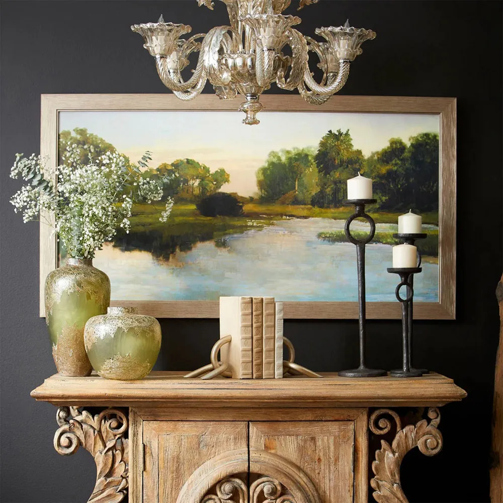 Cesar Chain Bookends - Silver, Iron