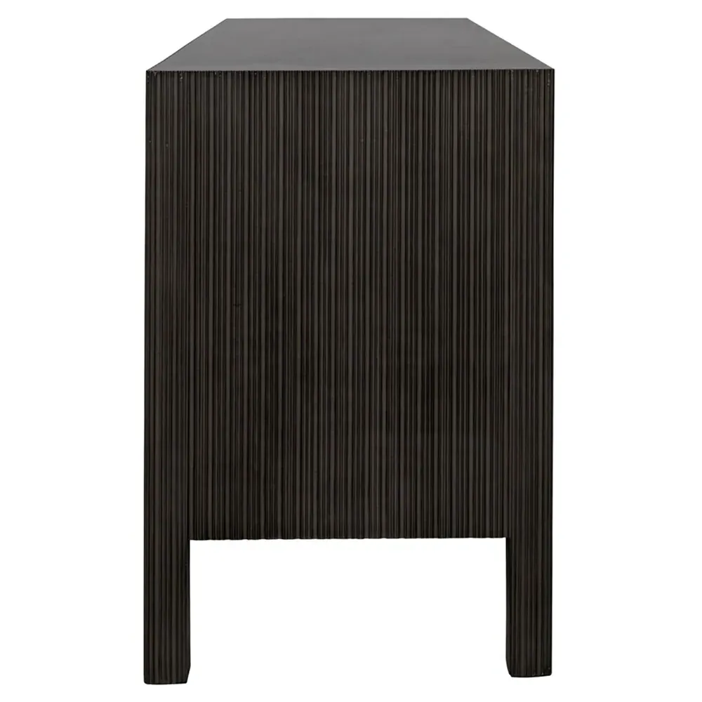 Cevan 9-Drawer Dresser - Pale Black, Mahogany