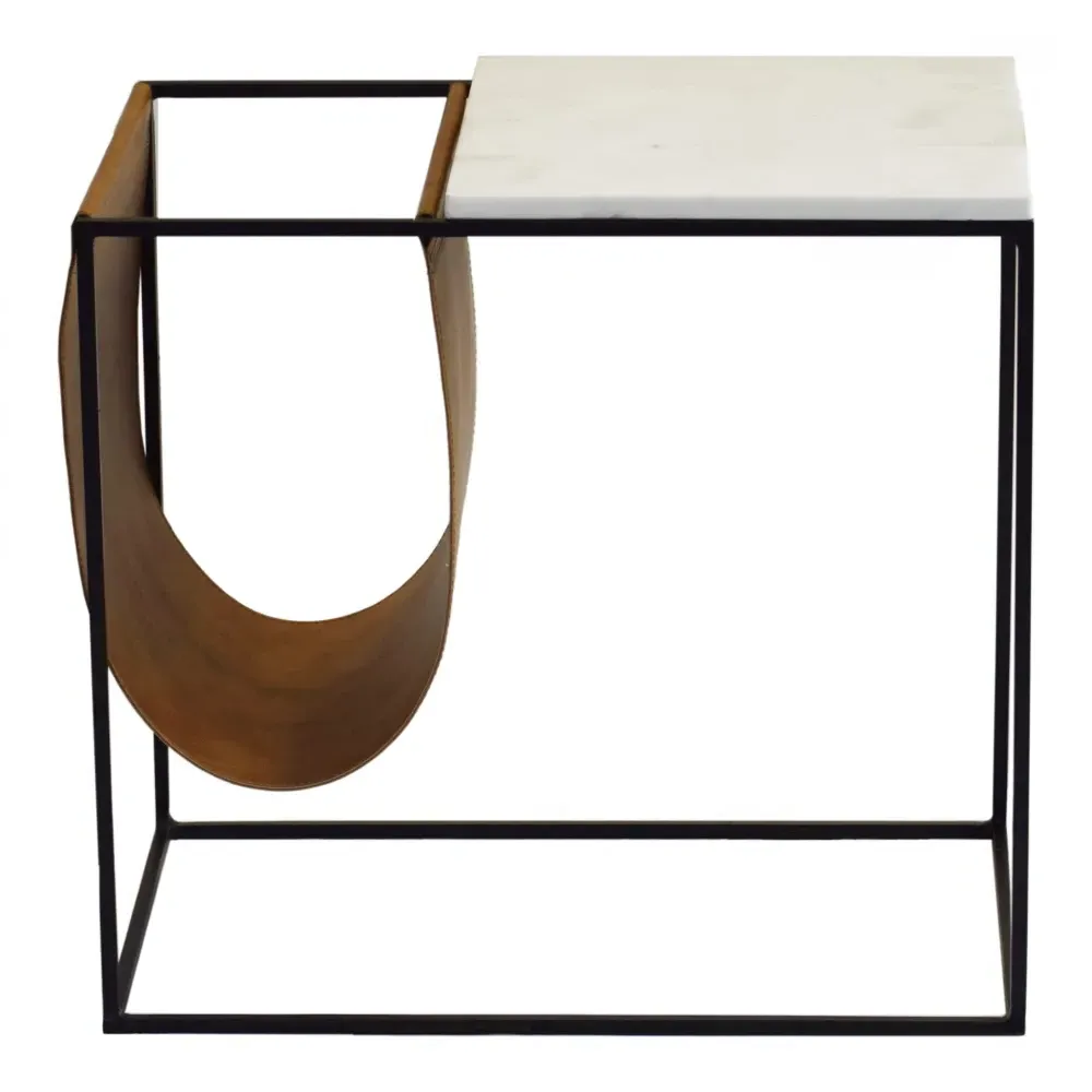 Ceve Sling Magazine Holder - White, Marble