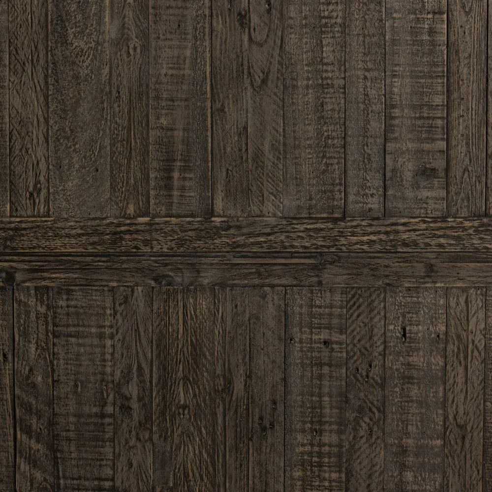 Chabert Extendable Dining Table - Black Olive, Reclaimed Wood