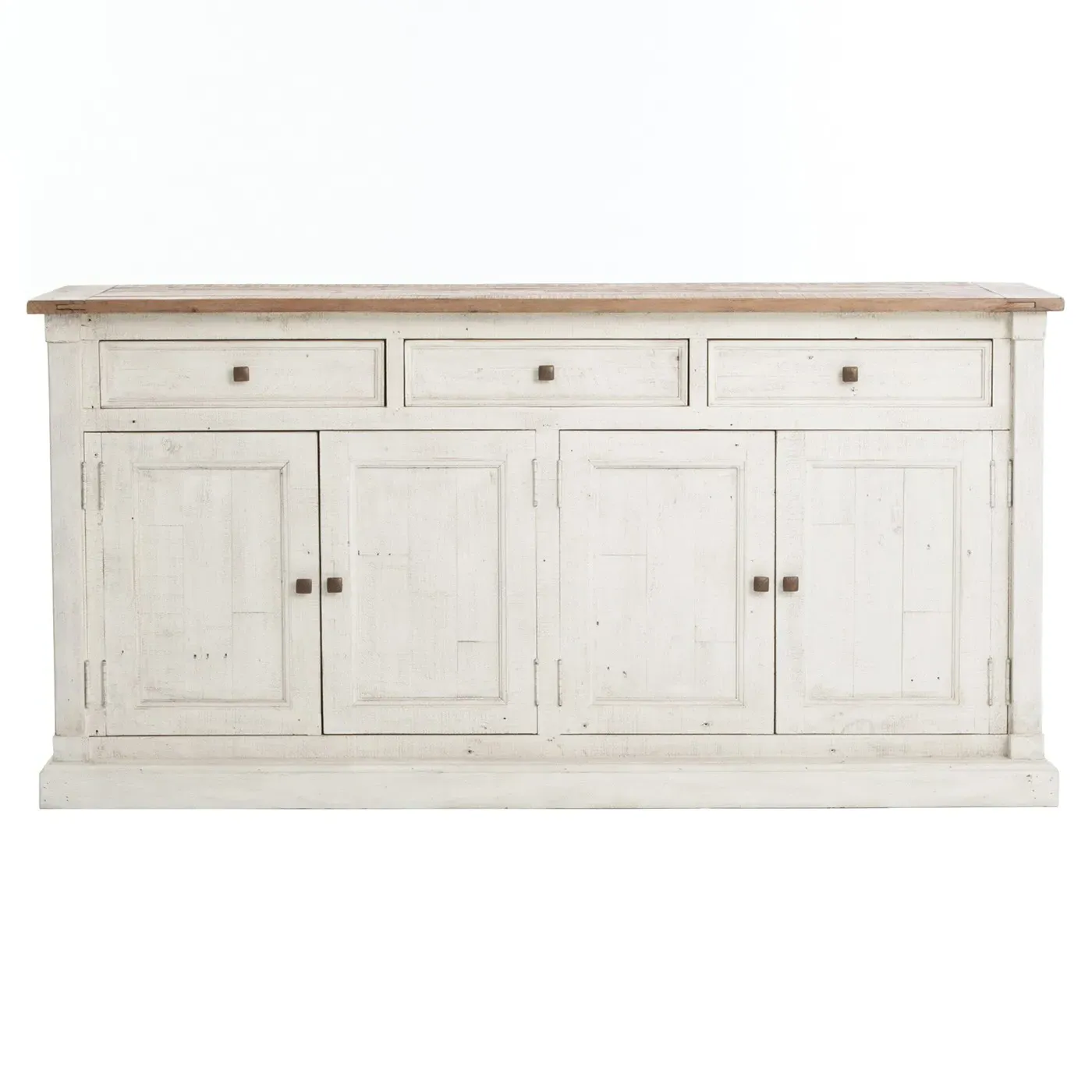 Chabert French Country Sideboard - White, Reclaimed Wood image