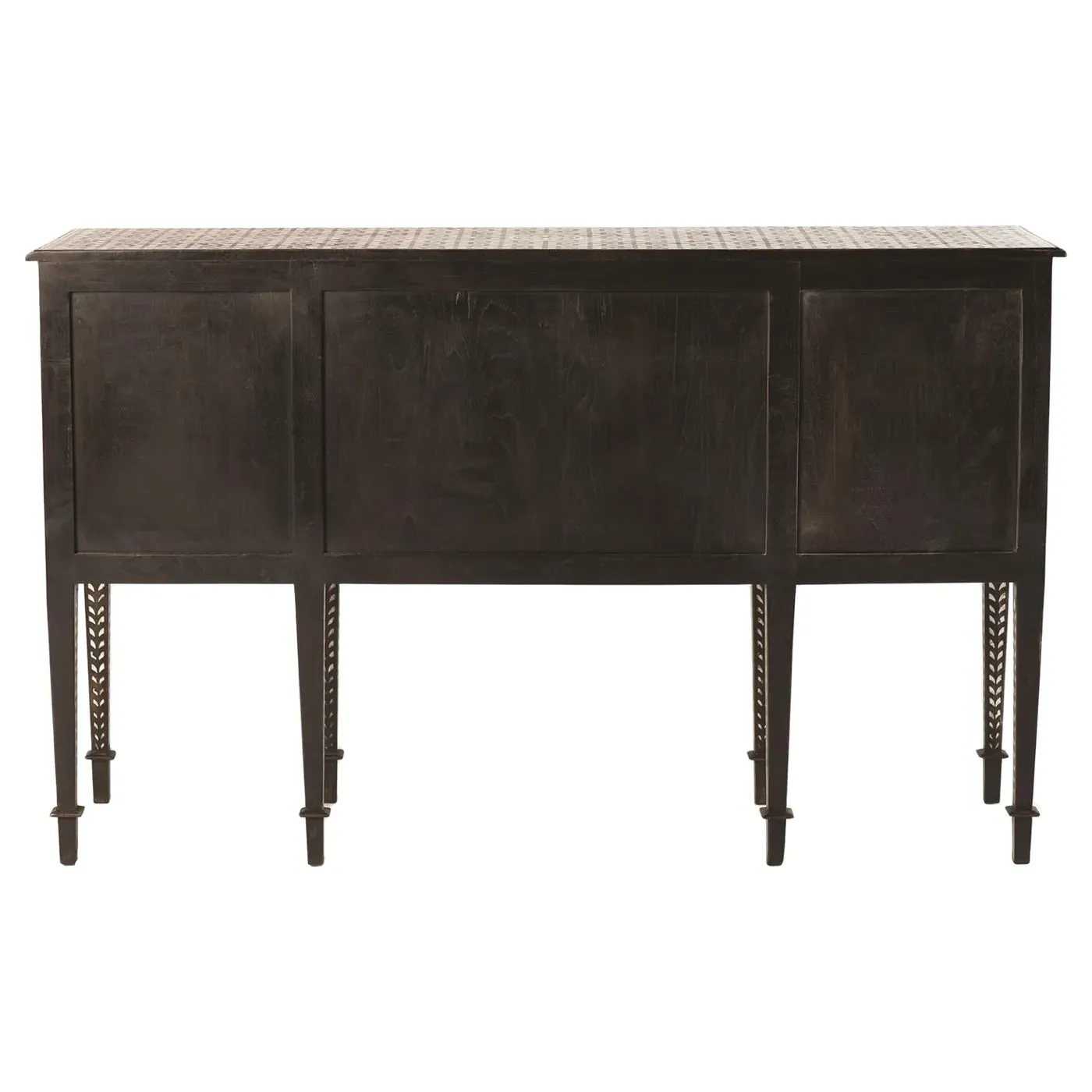 Chandi Sideboard with Mother of Pearl Inlay - Brown, Teak