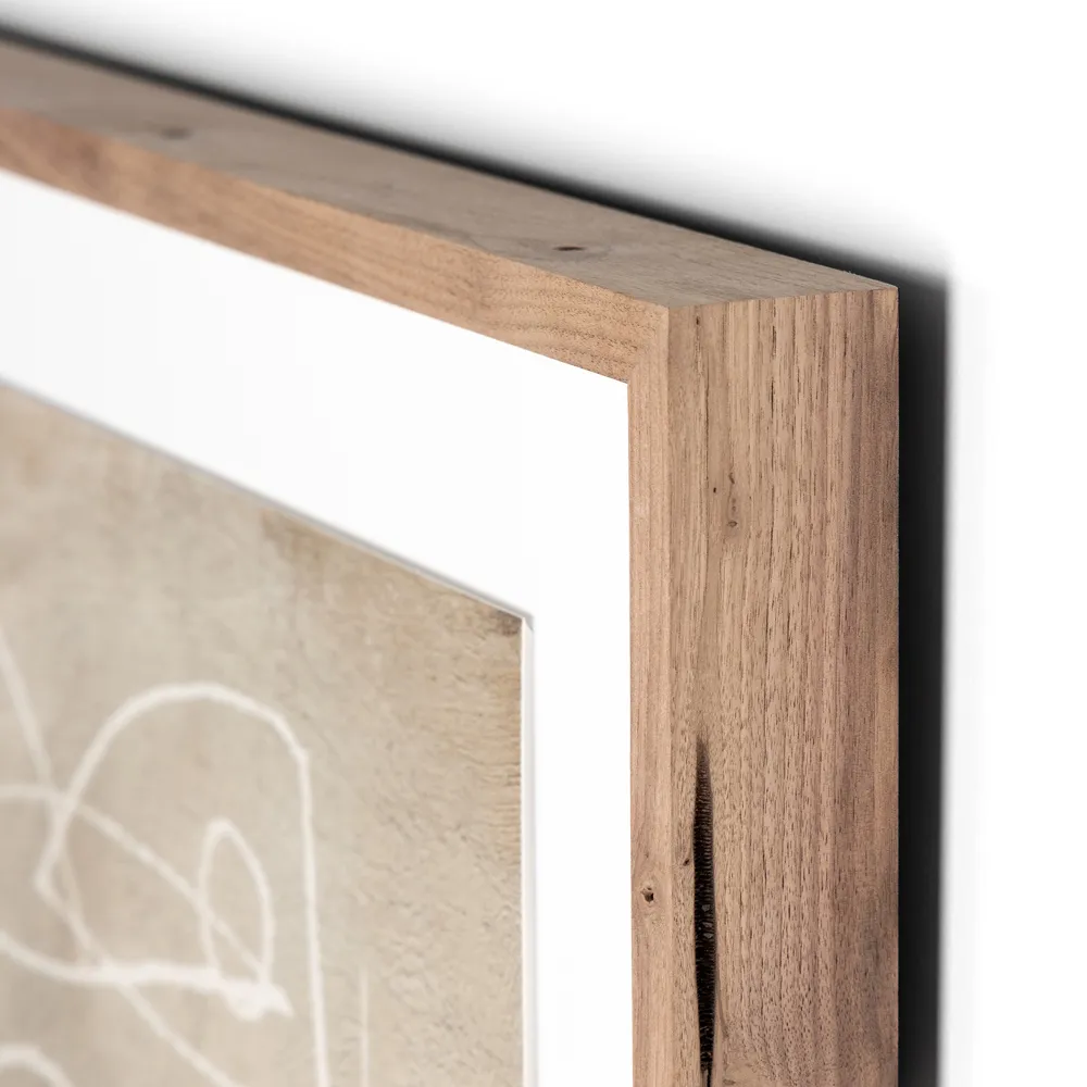 Change Illustration 40x40 Wall Art - Brown, Walnut