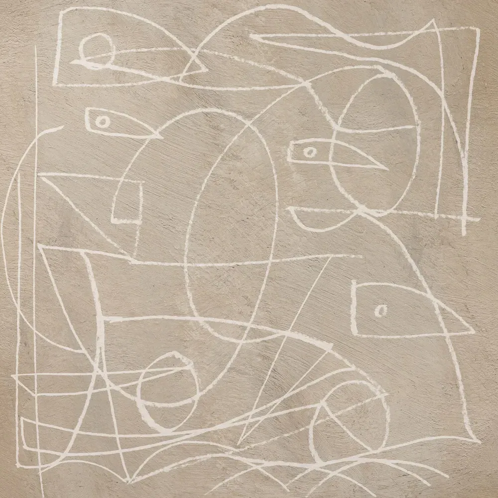 Change Illustration 40x40 Wall Art - Brown, Walnut