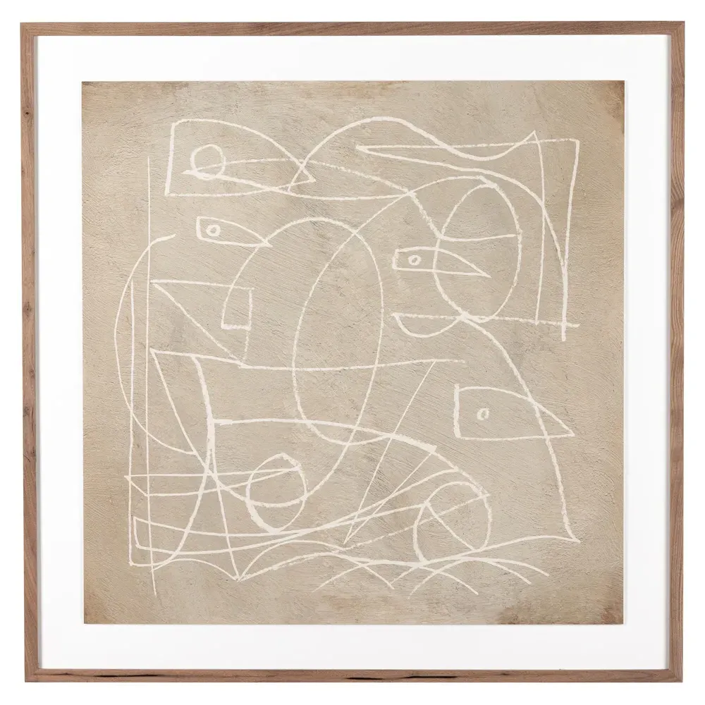 Change Illustration 40x40 Wall Art - Brown, Walnut image