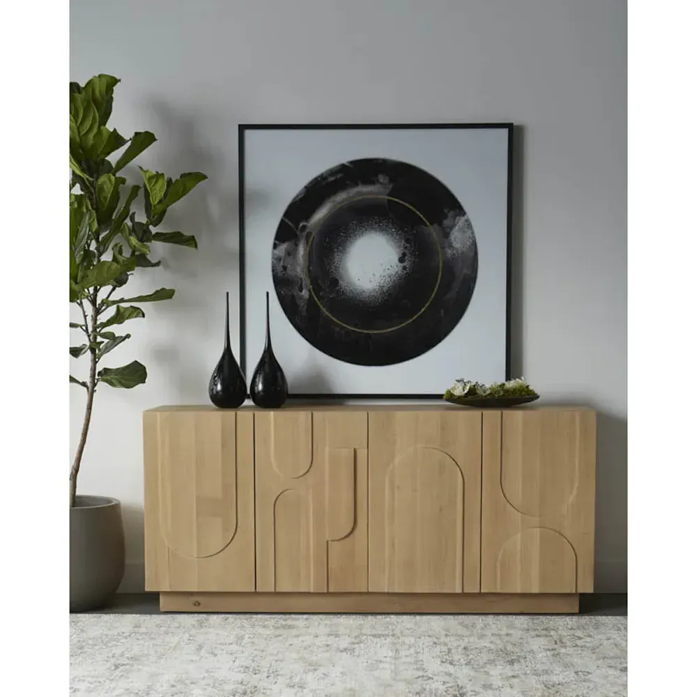Charis Sideboard with Doors - Rustic Oak
