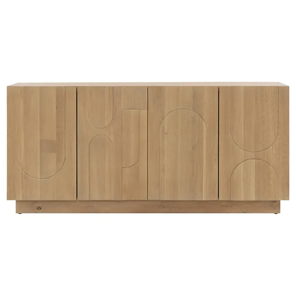 Charis Sideboard with Doors - Rustic Oak