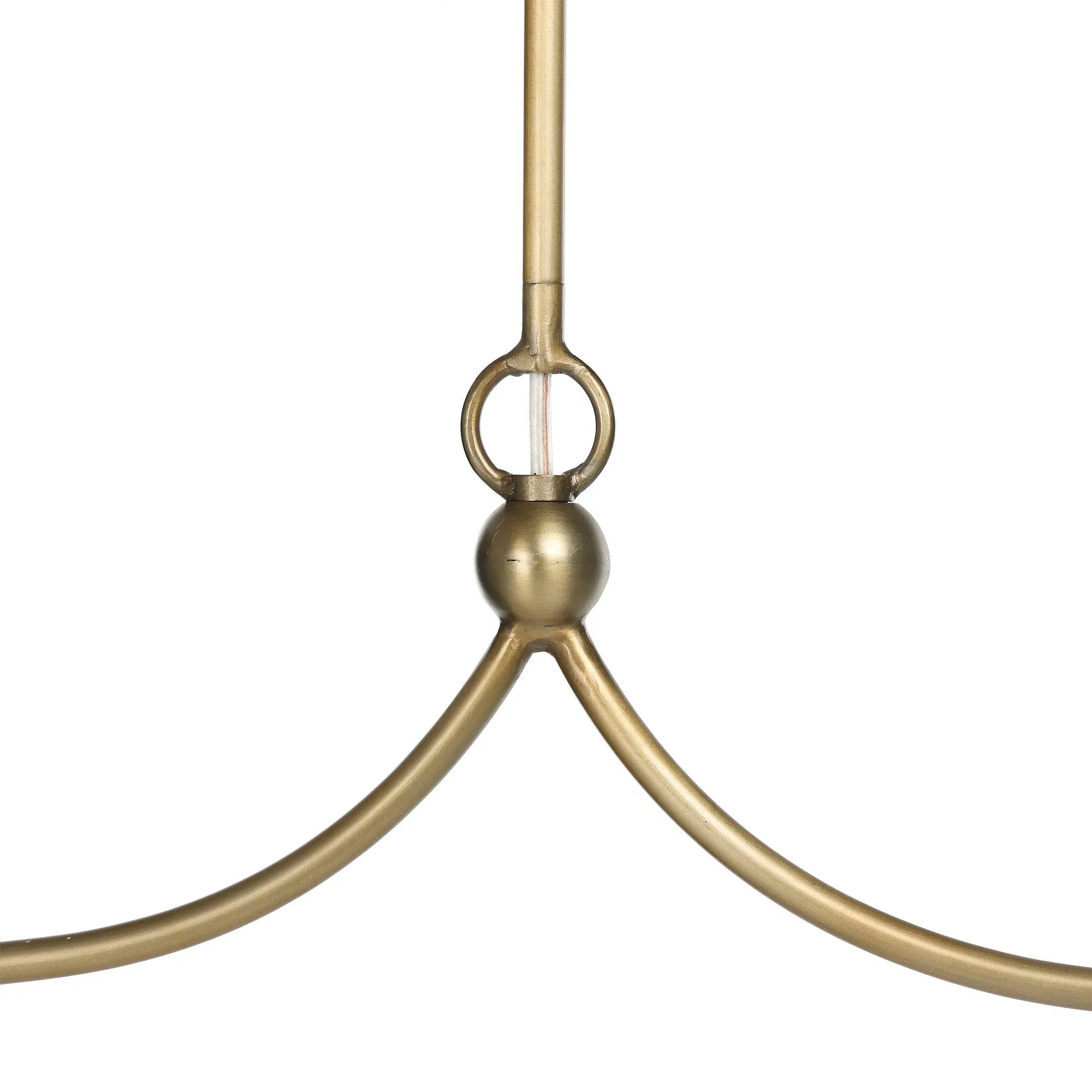 Charisse Globe Chandelier - Aged Brass, Iron