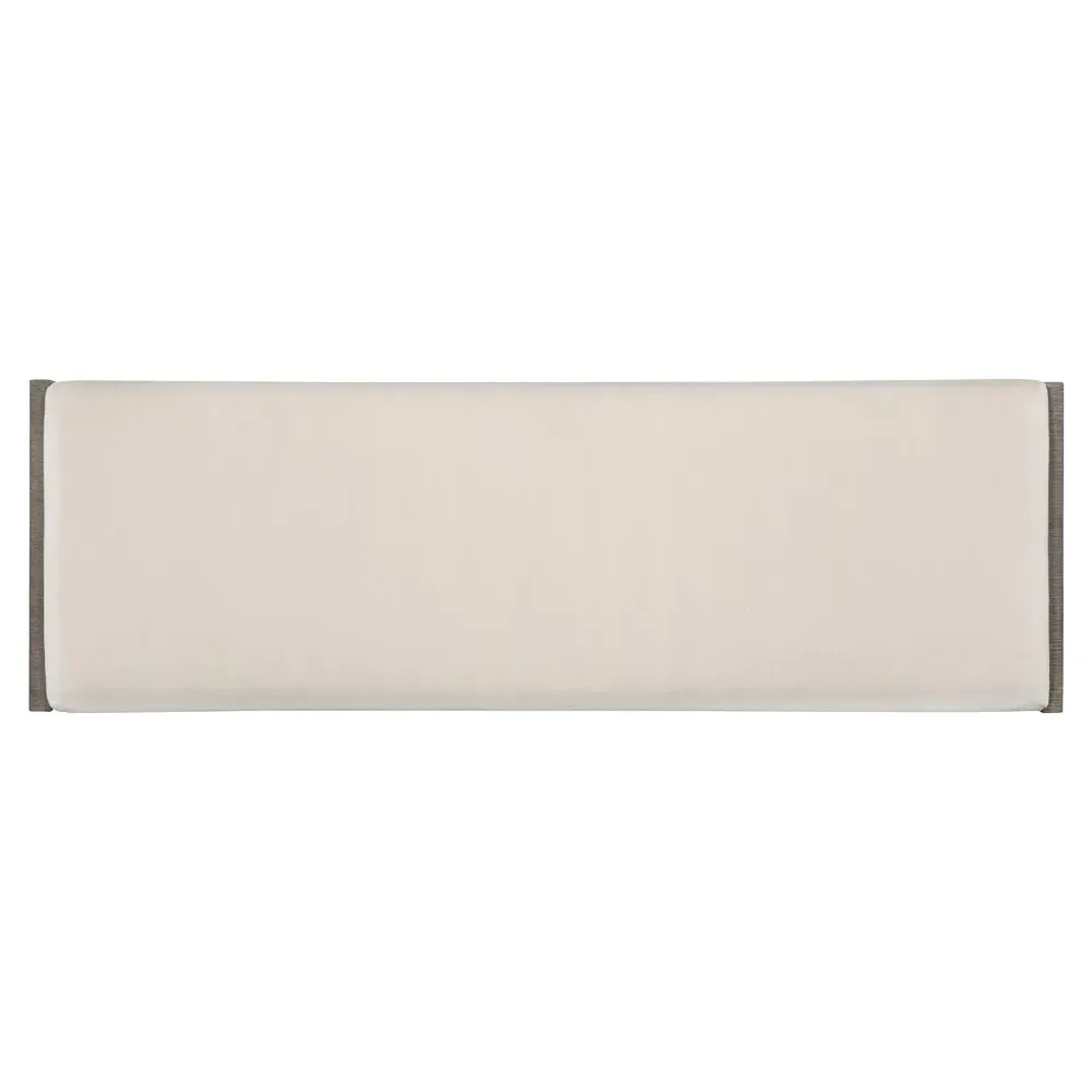 Charlene Bedroom Bench - Cream, Dark Oak