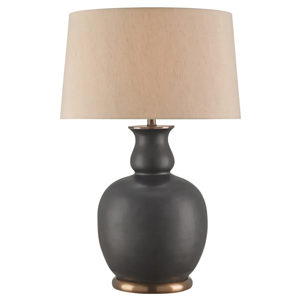 Charleston Ceramic Table Lamp - Black image